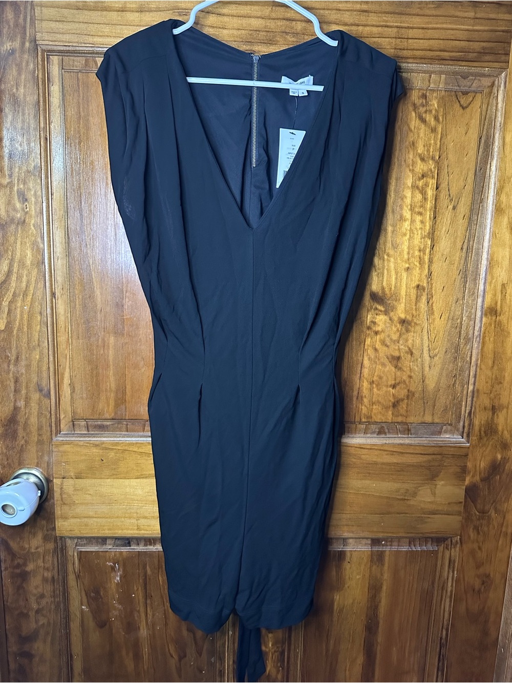 Helmut Lang Black V‑Neck Romper